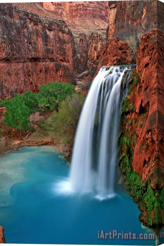 Collection 14 Canyon Falls Vertical Stretched Canvas Print / Canvas Art