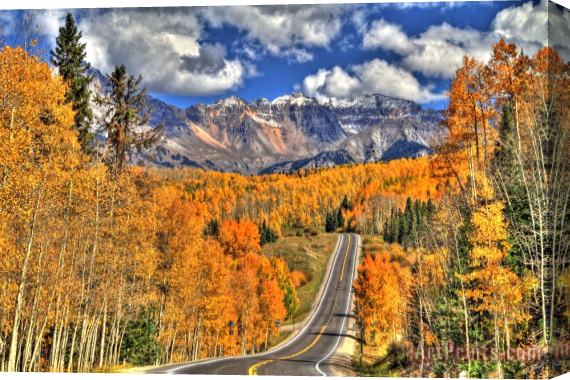Collection 14 Peak Highway Stretched Canvas Painting / Canvas Art