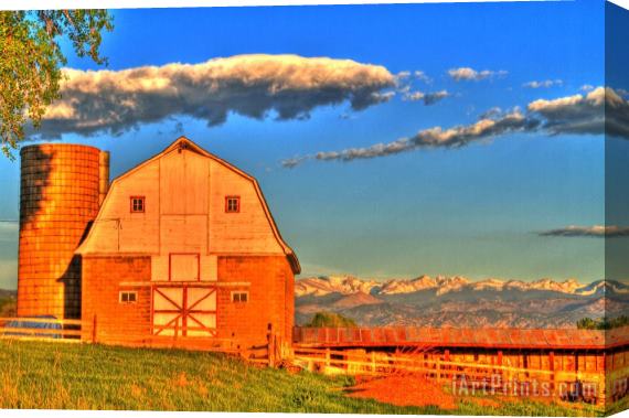 Collection 14 The Old Barn Stretched Canvas Print / Canvas Art