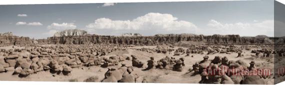 Collection 6 Goblin Valley Desert Large Panorama Stretched Canvas Print / Canvas Art