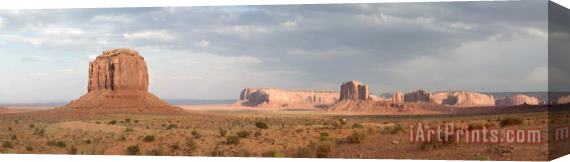 Collection 6 Monument Valley Panorama Stretched Canvas Print / Canvas Art