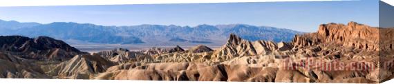 Collection 6 Zabriskie Point Panorama Stretched Canvas Print / Canvas Art