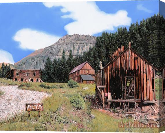 Collection 7 Alta in Colorado Stretched Canvas Print / Canvas Art