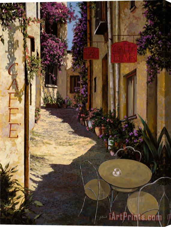 Collection 7 Cafe Piccolo Stretched Canvas Print / Canvas Art