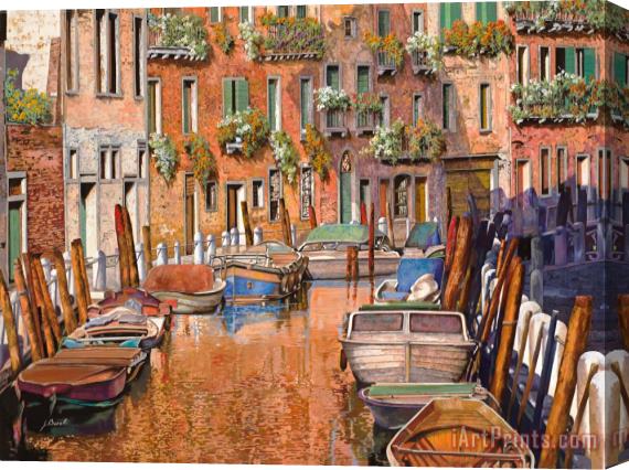 Collection 7 La Curva Sul Canale Stretched Canvas Painting / Canvas Art