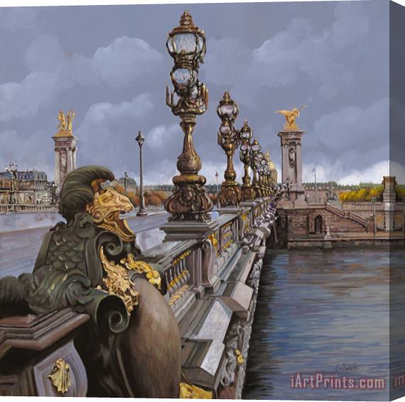 Collection 7 Paris-pont Alexandre III Stretched Canvas Print / Canvas Art