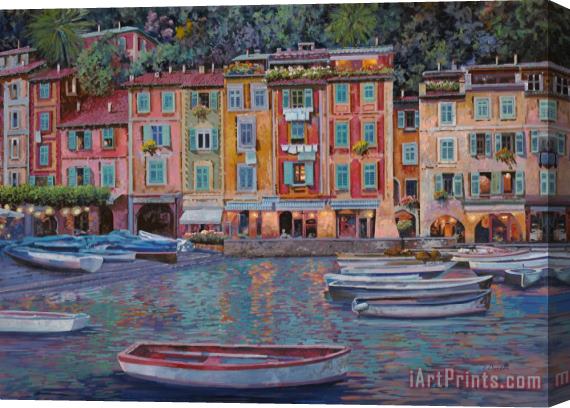 Collection 7 Portofino al crepuscolo Stretched Canvas Painting / Canvas Art