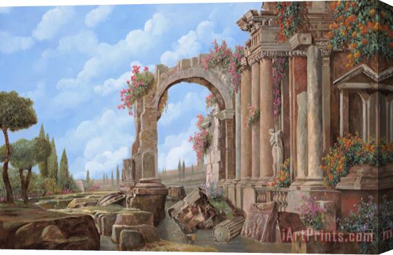 Collection 7 Roman ruins Stretched Canvas Print / Canvas Art