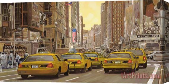 Collection 7 taxi a New York Stretched Canvas Painting / Canvas Art
