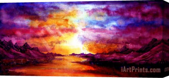 Collection 9 Daybreak Stretched Canvas Painting / Canvas Art