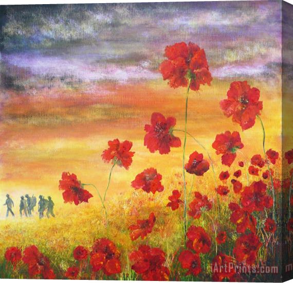 Collection 9 For The Fallen Stretched Canvas Painting / Canvas Art