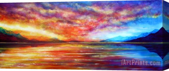 Collection 9 Just Beyond the Sunset Stretched Canvas Print / Canvas Art