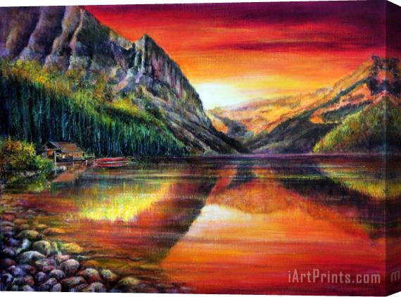 Collection 9 Lake Louise Stretched Canvas Print / Canvas Art