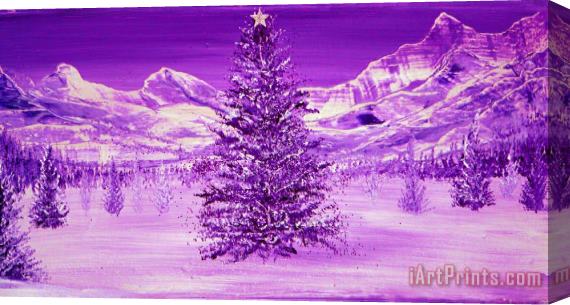 Collection 9 Silent Night Stretched Canvas Print / Canvas Art