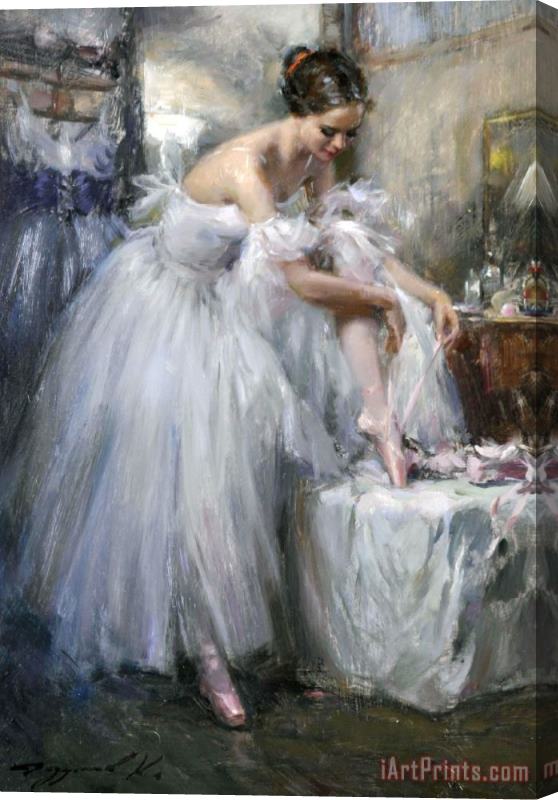 Collection Ballerina in The Dressing Room Stretched Canvas Painting / Canvas Art