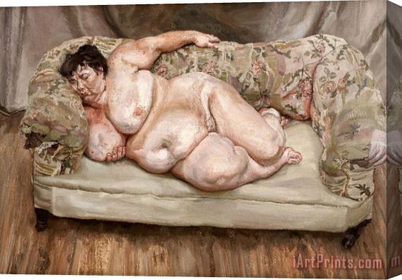 Collection Benefits Supervisor Sleeping by Lucian Freud Stretched Canvas Print / Canvas Art