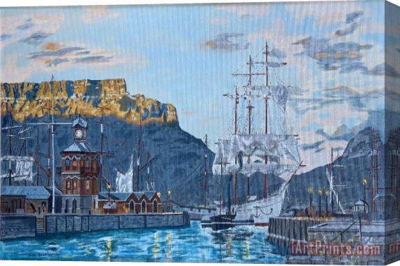 Collection Cape Town Harbor Stretched Canvas Painting / Canvas Art