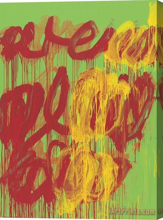Collection Cy Twombly 2 Stretched Canvas Print / Canvas Art