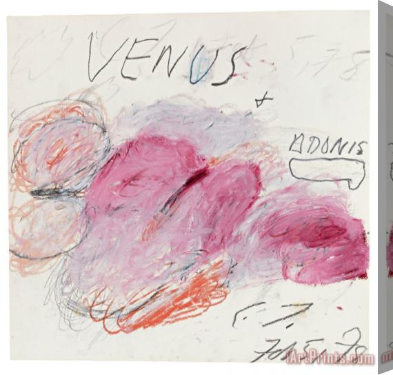 Collection Cy Twombly 3 Stretched Canvas Print / Canvas Art