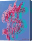 Stretched Canvas Painted