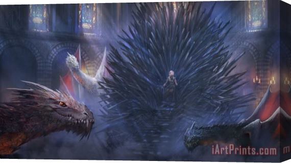 Collection Dragon Queen II Stretched Canvas Print / Canvas Art