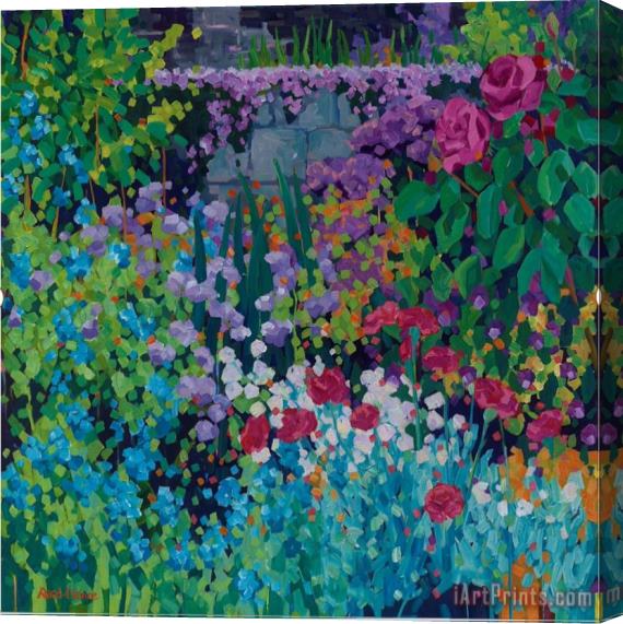 Collection Flower Garden Stretched Canvas Print / Canvas Art