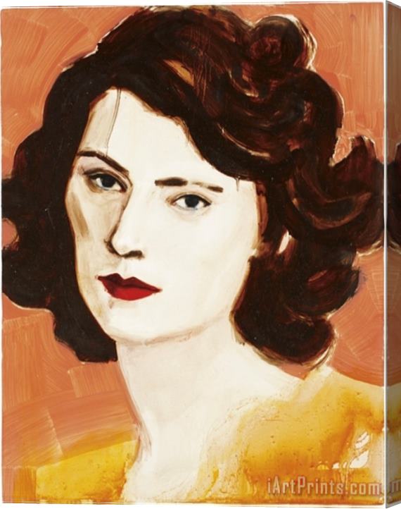 Collection Lady 3 Stretched Canvas Print / Canvas Art