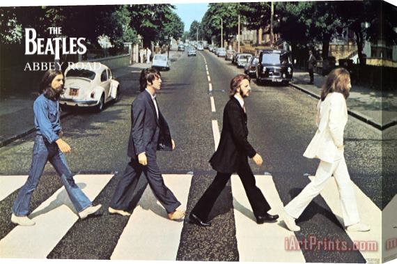Collection The Beatles Abbey Road II Stretched Canvas Print / Canvas Art