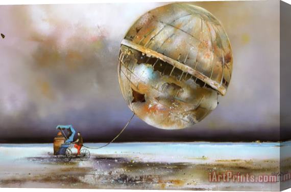 Collection The Globe Trotter by Bernard Louedin Stretched Canvas Print / Canvas Art