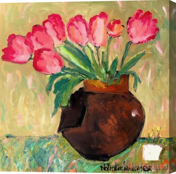Collection Tulips Stretched Canvas Painting / Canvas Art