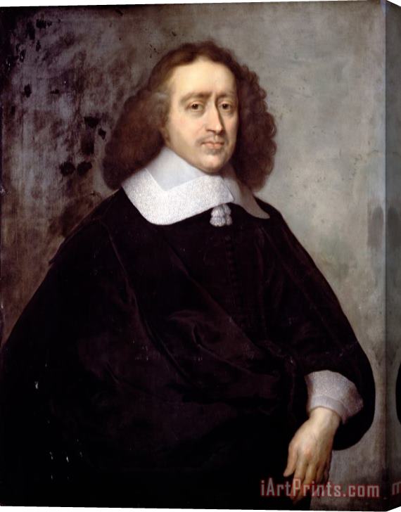 Cornelius the younger Jonson A Dutch Gentleman Stretched Canvas Print / Canvas Art