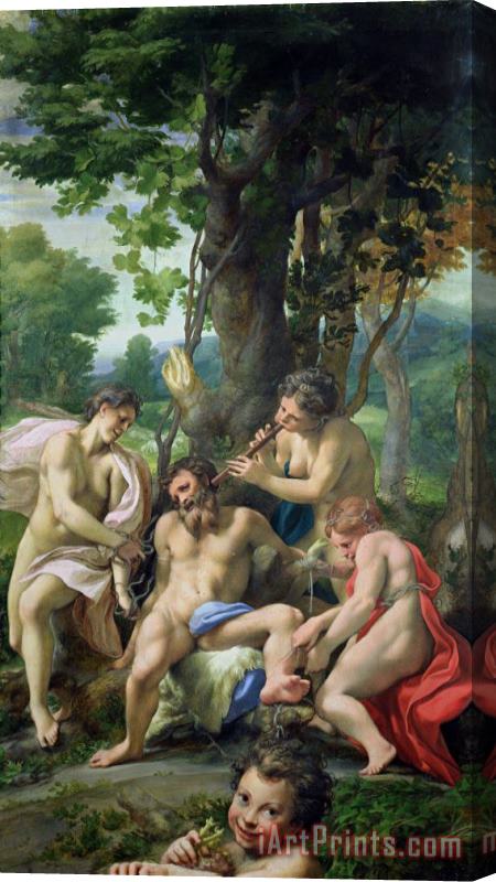 Correggio Allegory of The Vices Stretched Canvas Print / Canvas Art