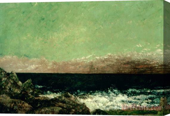 Courbet, Gustave The Mediterranean Stretched Canvas Painting / Canvas Art