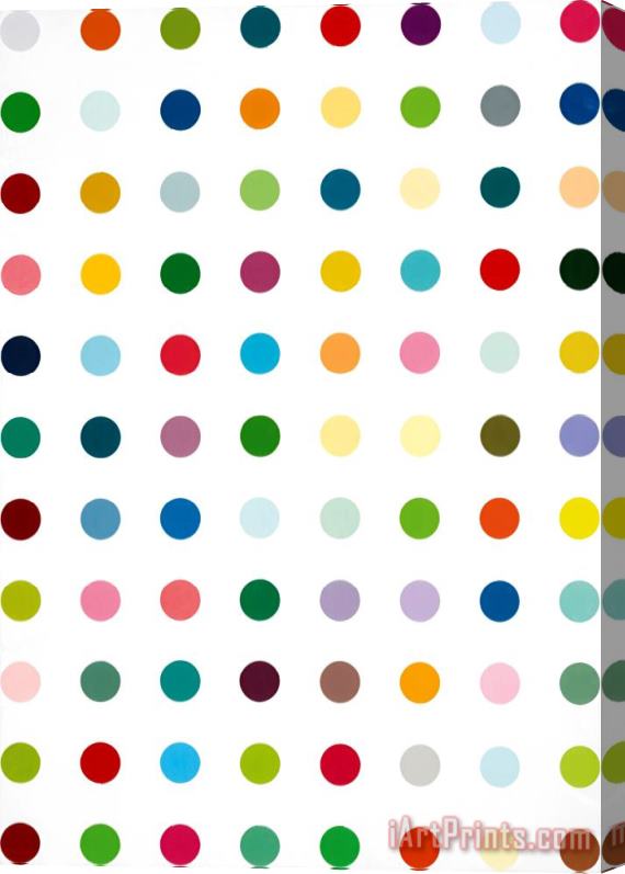 Damien Hirst Loperamide Stretched Canvas Painting / Canvas Art