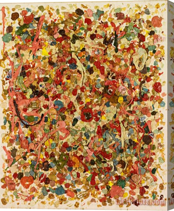 Dan Colen Two Things I Rarely See The Inside of Stretched Canvas Painting / Canvas Art
