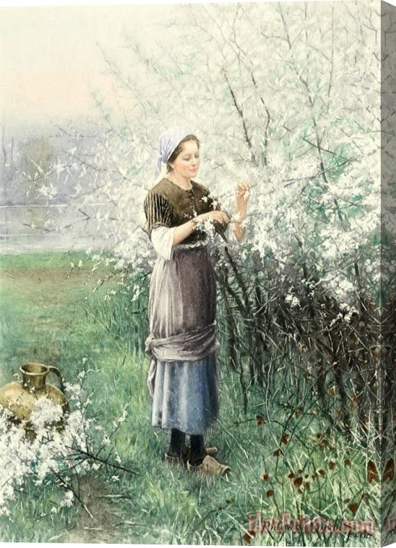 Daniel Ridgway Knight Ridgway Knight May Stretched Canvas Painting / Canvas Art
