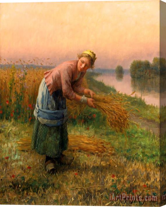 Daniel Ridgway Knight The Gleaner Stretched Canvas Print / Canvas Art