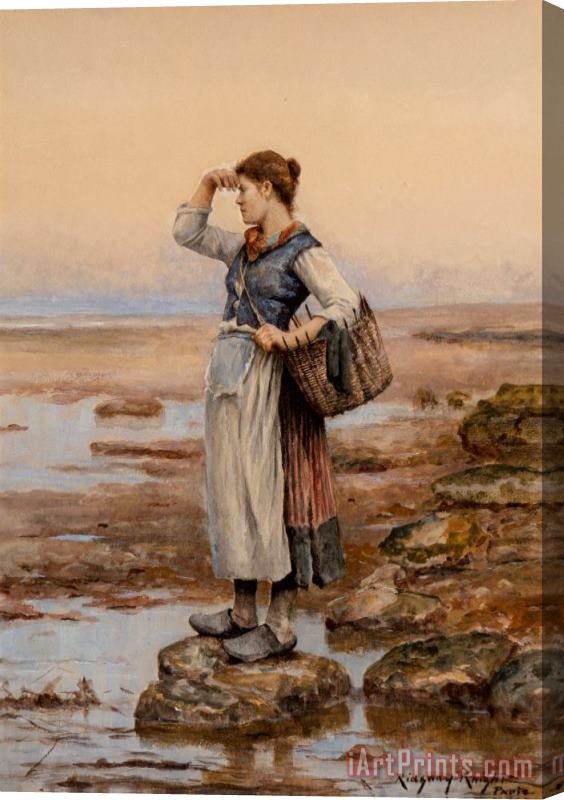 Daniel Ridgway Knight The Water Carriers Stretched Canvas Painting / Canvas Art