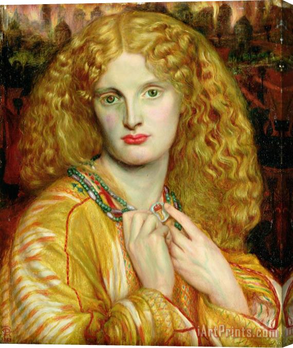 Dante Charles Gabriel Rossetti Helen of Troy Stretched Canvas Print / Canvas Art