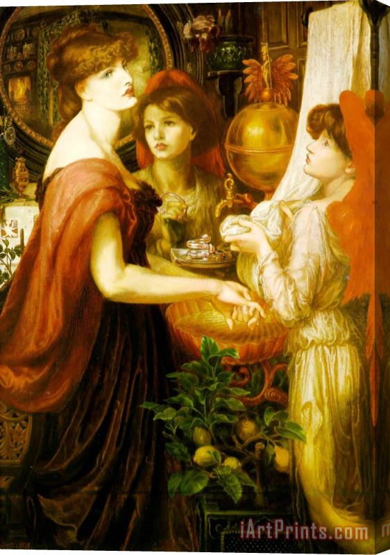 Dante Gabriel Rossetti The Beautiful Hand Stretched Canvas Painting / Canvas Art