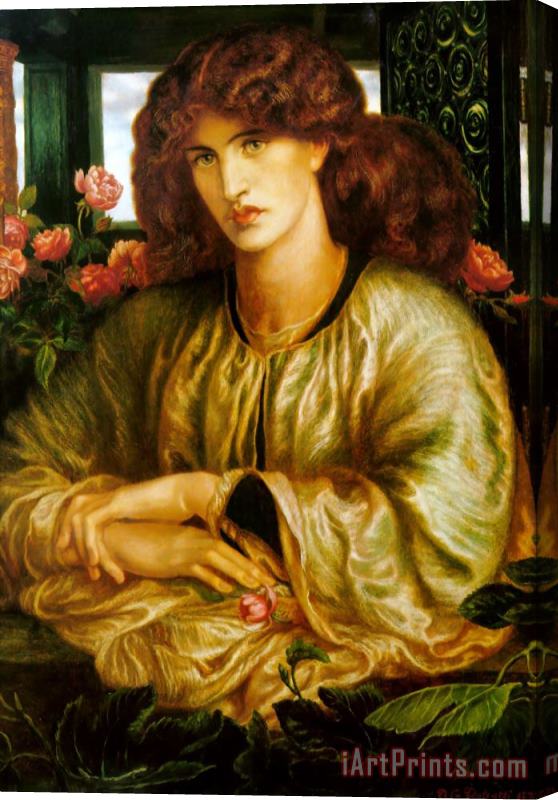 Dante Gabriel Rossetti The Lady of The Window Stretched Canvas Painting / Canvas Art