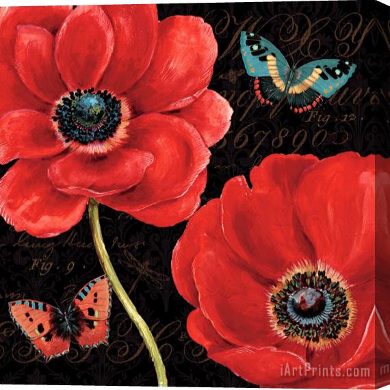 Daphne Brissonnet Petals And Wings II Stretched Canvas Print / Canvas Art