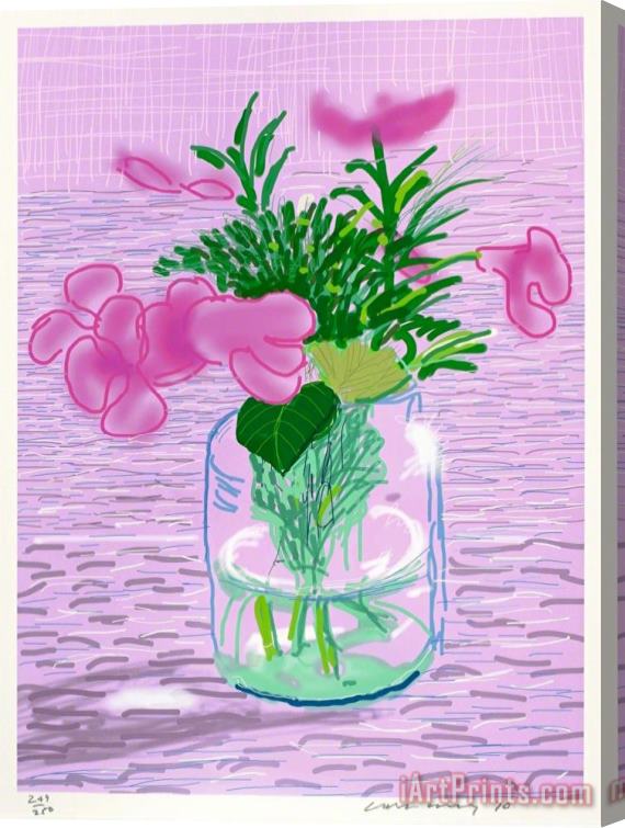 David Hockney Untitled No. 329, 2010 2016 Stretched Canvas Painting / Canvas Art