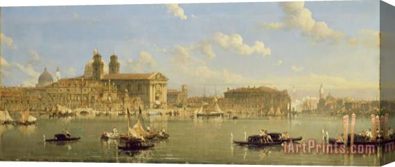 David Roberts The Giudecca - Venice Stretched Canvas Painting / Canvas Art