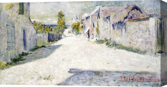 Dawson-Watson Giverny: Road Looking West Toward Church Stretched Canvas Print / Canvas Art