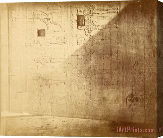 Despoineta (inscriptions of The Isis Temple in Philae) Stretched Canvas Print / Canvas Art