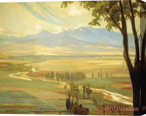 Diego Rivera Avila Morning Stretched Canvas Painting / Canvas Art