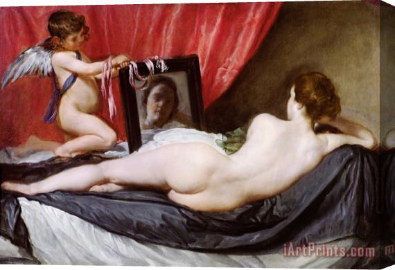 Diego Rodriguez de Silva y Velazquez The Rokeby Venus Stretched Canvas Print / Canvas Art
