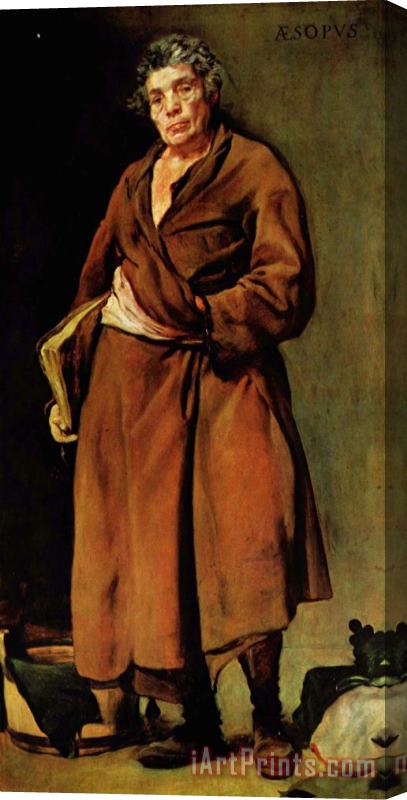 Diego Velazquez Aesop 1640 Stretched Canvas Painting / Canvas Art