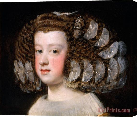 Diego Velazquez Maria Teresa, Infanta of Spain Stretched Canvas Painting / Canvas Art